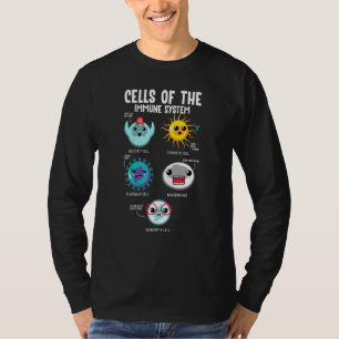 Cells Of The Immune System Biology Science Cute De T-Shirt