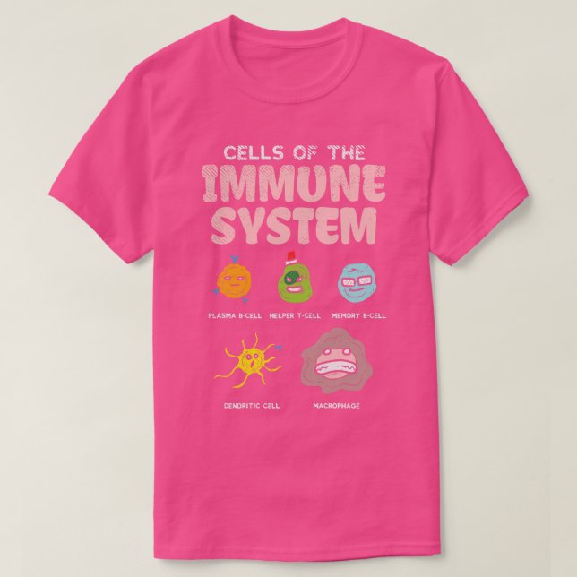 Cells Of The Immune System T-Shirt (Design Front)
