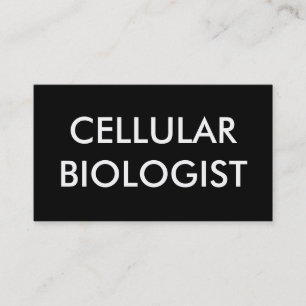 cellular biologist business card