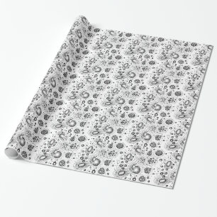 Cellular Design Wrapping Paper