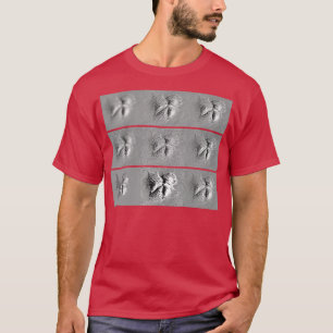 Cellular Expressions in Grey Molecular Biology Art T-Shirt