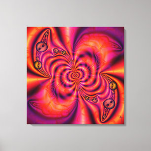 Cellular Spiral Wrapped Canvas