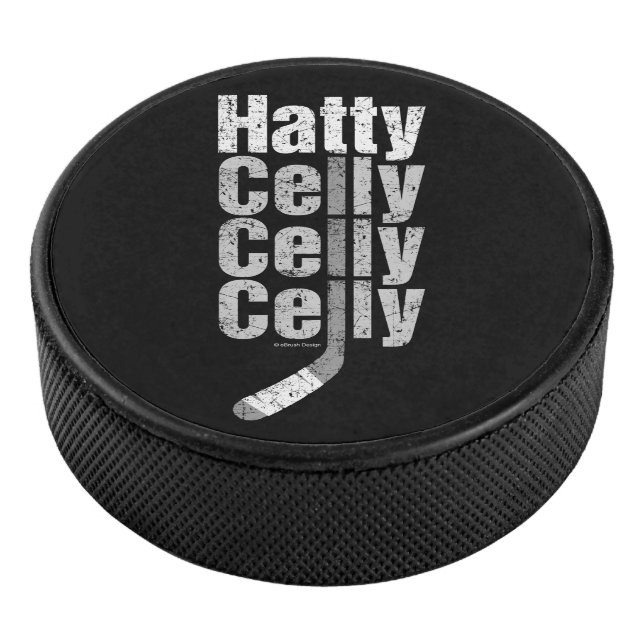 Celly Celly Celly (hockey) Hockey Puck (3/4)