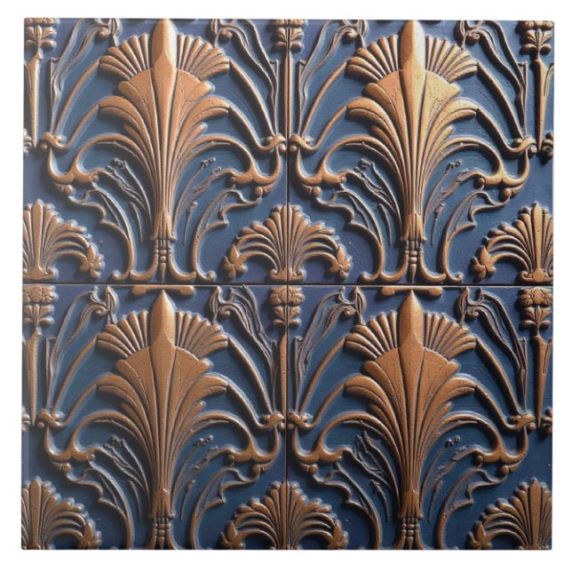 Celosia Argenta in Copper Tile (Front)