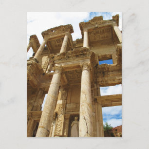 Celsius Library, famous  Roman building - Ephesus Postcard