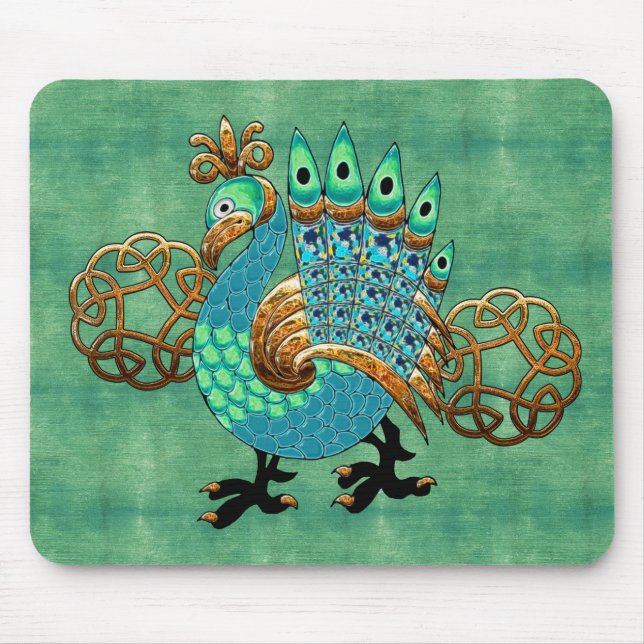 Celt and Feathers Mouse Mat (Front)