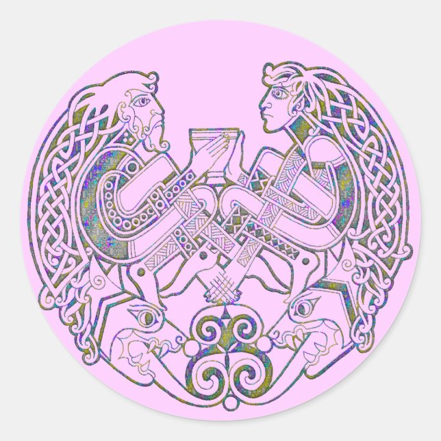 CELTE CLASSIC ROUND STICKER (Front)