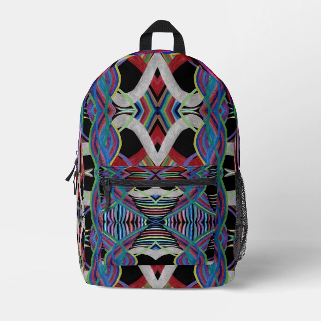 Celtelix on  printed backpack (Front)