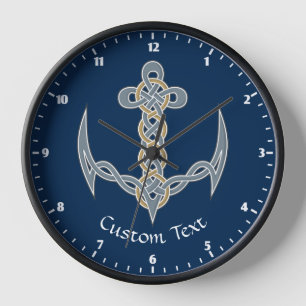 Celtic Anchor 1 Clock