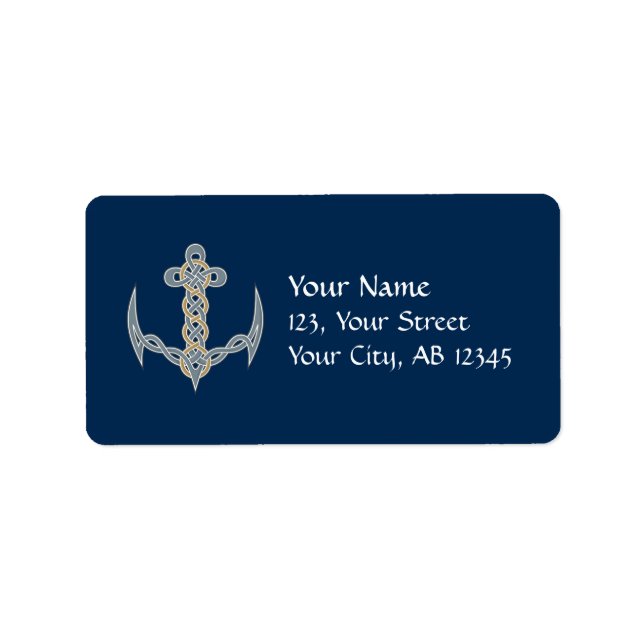 Celtic Anchor 1 Label (Front)
