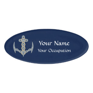 Celtic Anchor 1 Name Tag