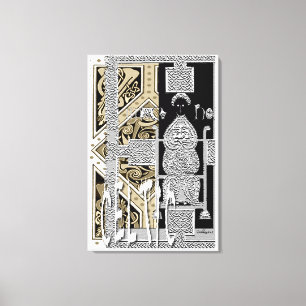 Celtic Art Design Canvas Print