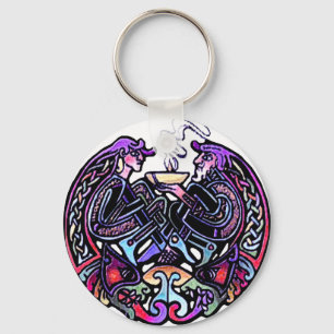 Celtic Art Design Key Ring