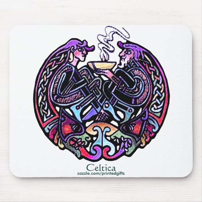 Celtic Art Design Mouse Mat (Front)