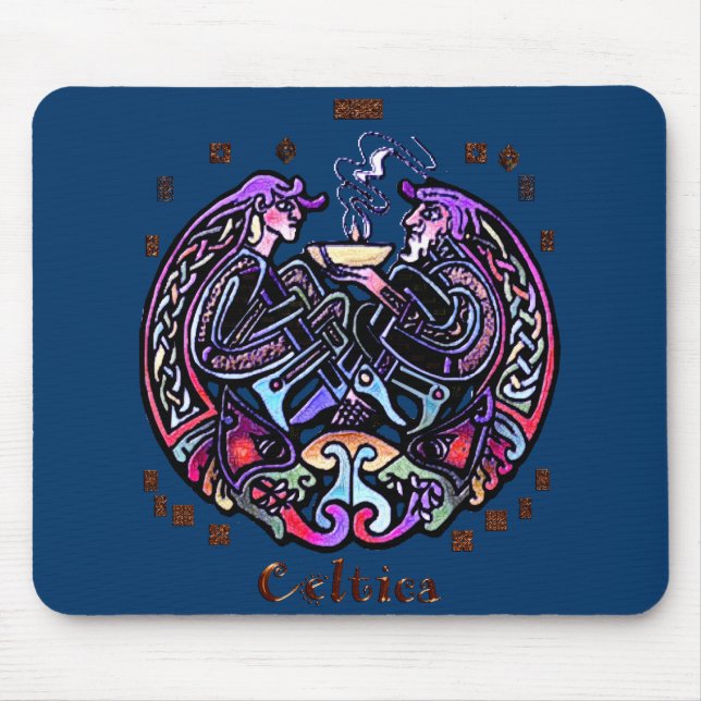 Celtic Art Design Mouse Mat (Front)