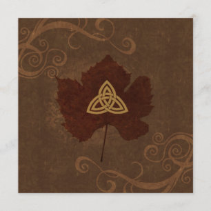 Celtic Autumn Invitation