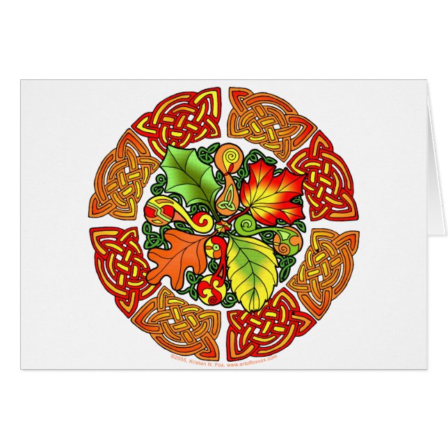 Celtic Autumn Leaves (Front Horizontal)