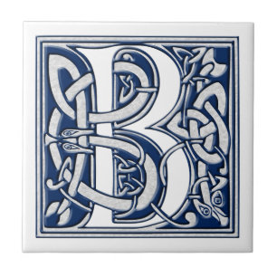 Celtic B Monogram Tile