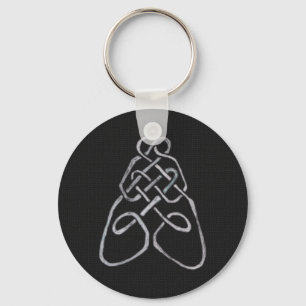 Celtic Bee Knot Key Ring