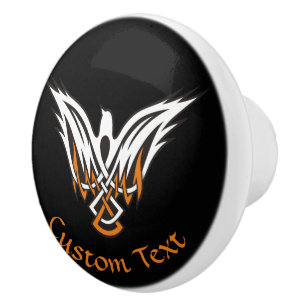 Celtic Bird Ceramic Knob