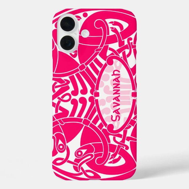 Celtic Bird Circle Pattern Personalised iPhone Case-Mate iPhone Case (Back)