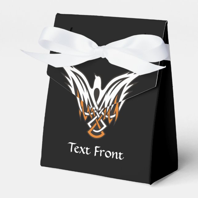 Celtic Bird Favour Box (Front Side)