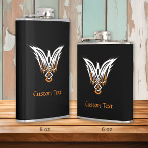 Celtic Bird Hip Flask