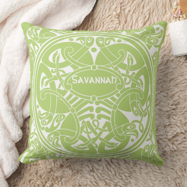 Celtic Bird Knot Choose Any Custom Colour Cushion (Blanket)