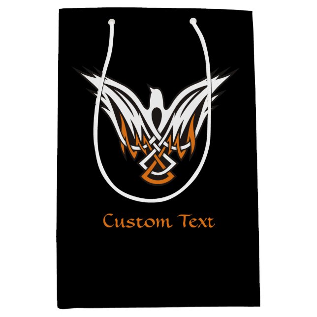Celtic Bird Medium Gift Bag (Front)