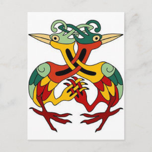 Celtic Bird Postcard
