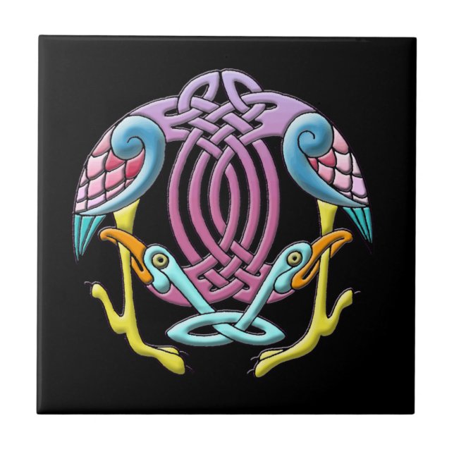 Celtic bird tile (Front)
