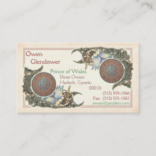Celtic Birds Design Business Cards