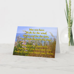 Celtic Blessing for Wedded Bliss Card