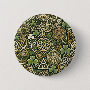 Celtic Bloom 6 Cm Round Badge