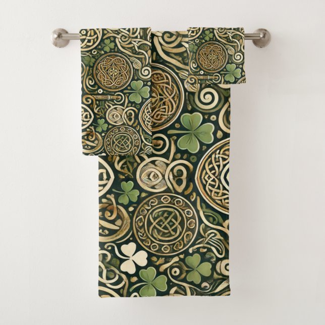 Celtic Bloom Bath Towel Set (Insitu)