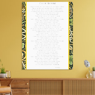 Celtic Bloom Canvas Print