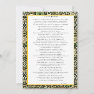 Celtic Bloom Card