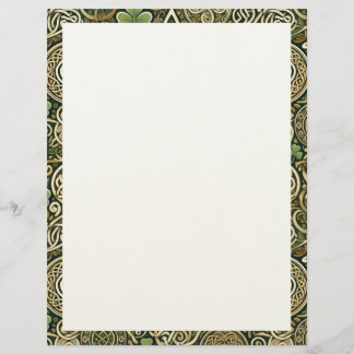 Celtic Bloom Custom Letterhead