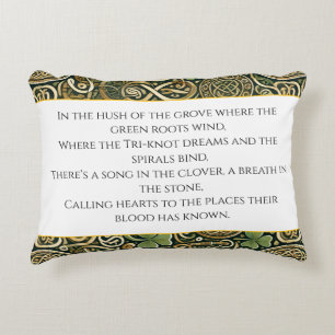 Celtic Bloom Decorative Cushion