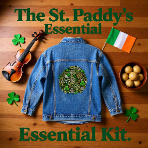 Celtic Bloom Denim Jacket