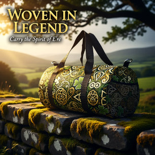 Celtic Bloom Duffle Bag