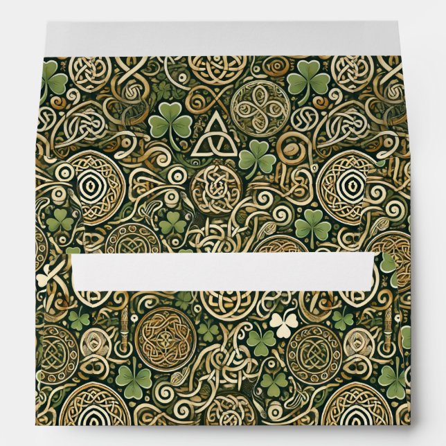 Celtic Bloom Envelope (Back (Bottom))