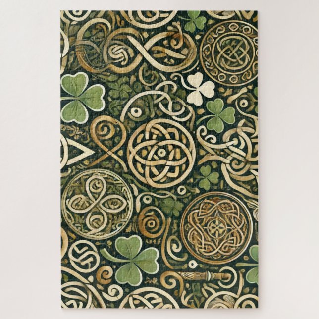 Celtic Bloom Jigsaw Puzzle (Vertical)