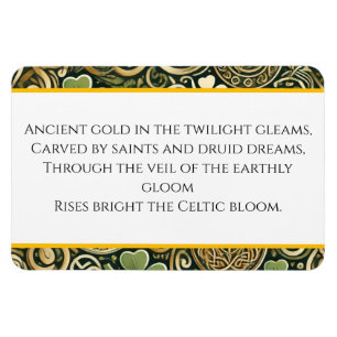 Celtic Bloom Magnet
