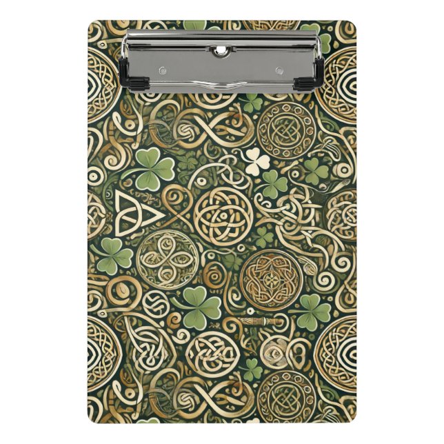 Celtic Bloom Mini Clipboard (Front)