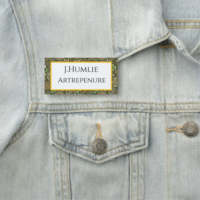 Celtic Bloom Name Tag (In Situ)