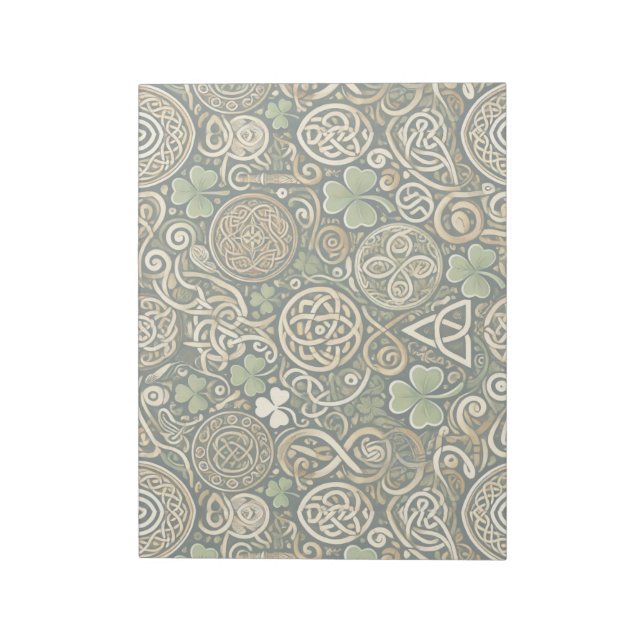 Celtic Bloom Notepad (Rotated)