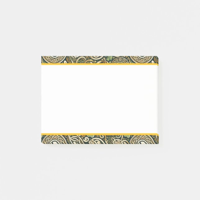 Celtic Bloom Post-it Notes (Front)