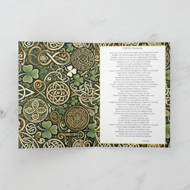 Celtic Bloom Programme (Inside)