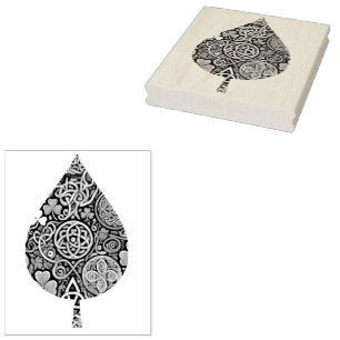 Celtic Bloom Rubber Stamp
